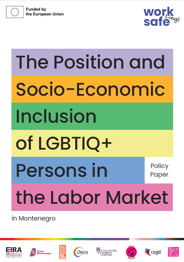 Policy Paper: The Position and Socio-Economic Inclusion of LGBTIQ+ Persons in the Labor Market in Montenegro
