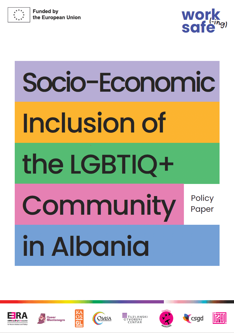 Policy Paper: Socio-Economic Inclusion of the LGBTIQ+ Community in Albania