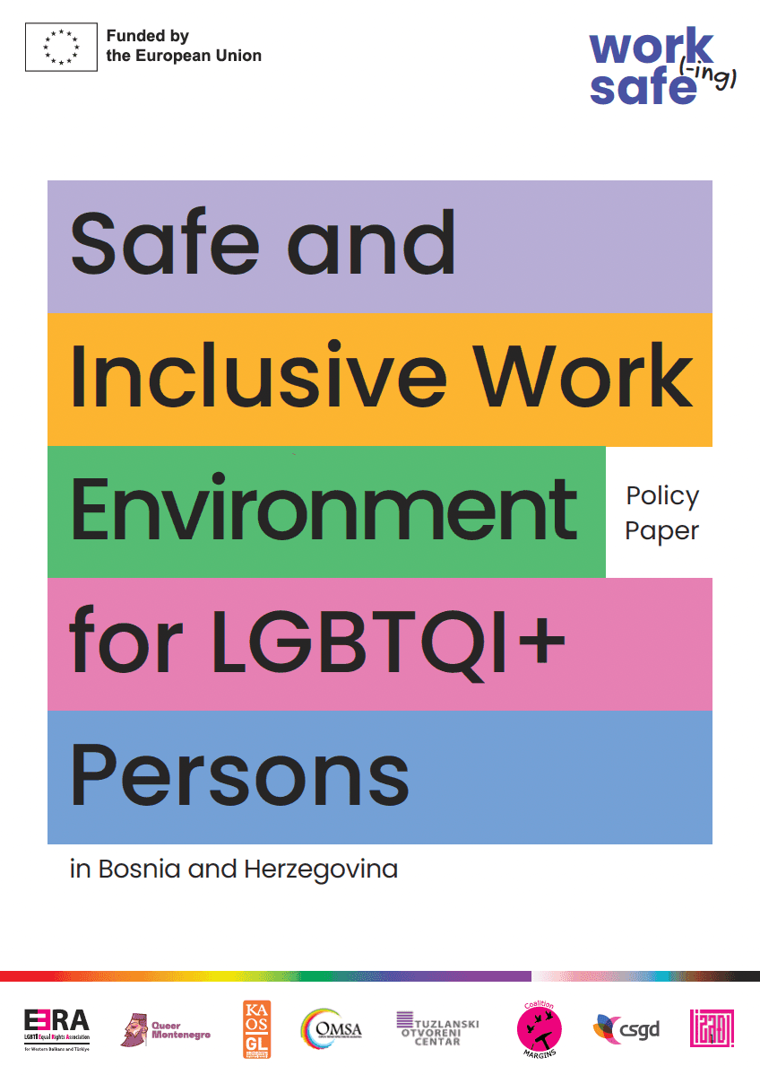 Policy Paper: Safe and Inclusive Work Environment for LGBTQI+ Persons in Bosnia and Herzegovina