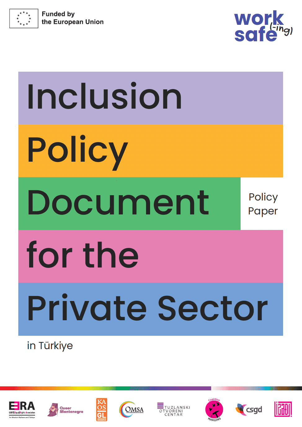 Policy Paper: Inclusion Policy Document for the Private Sector
