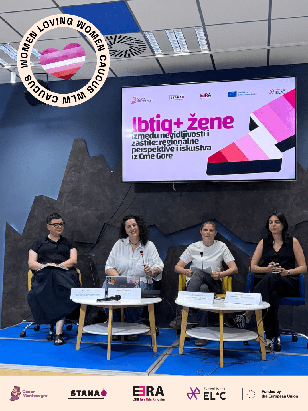 ERA, Stana and Queer Montenegro Address Violence Against LBTIQ Women at Joint Event in Podgorica